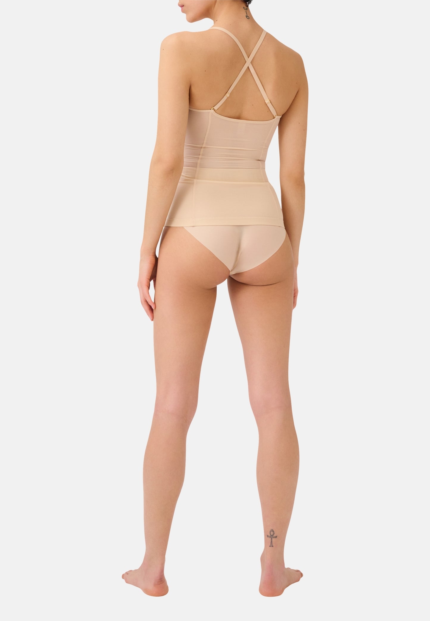 All Mesh Strappy Top