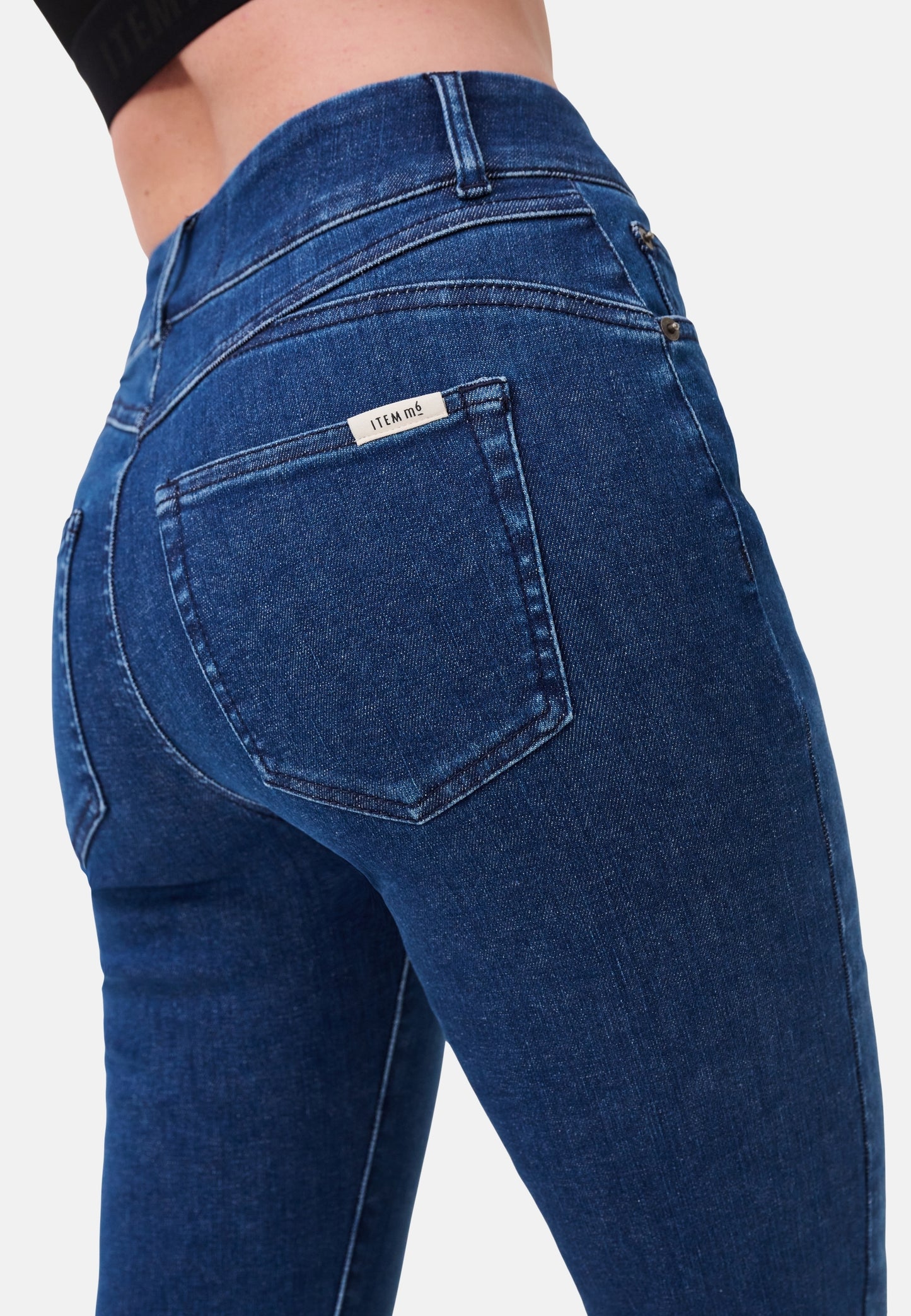 Straight High Rise Denim