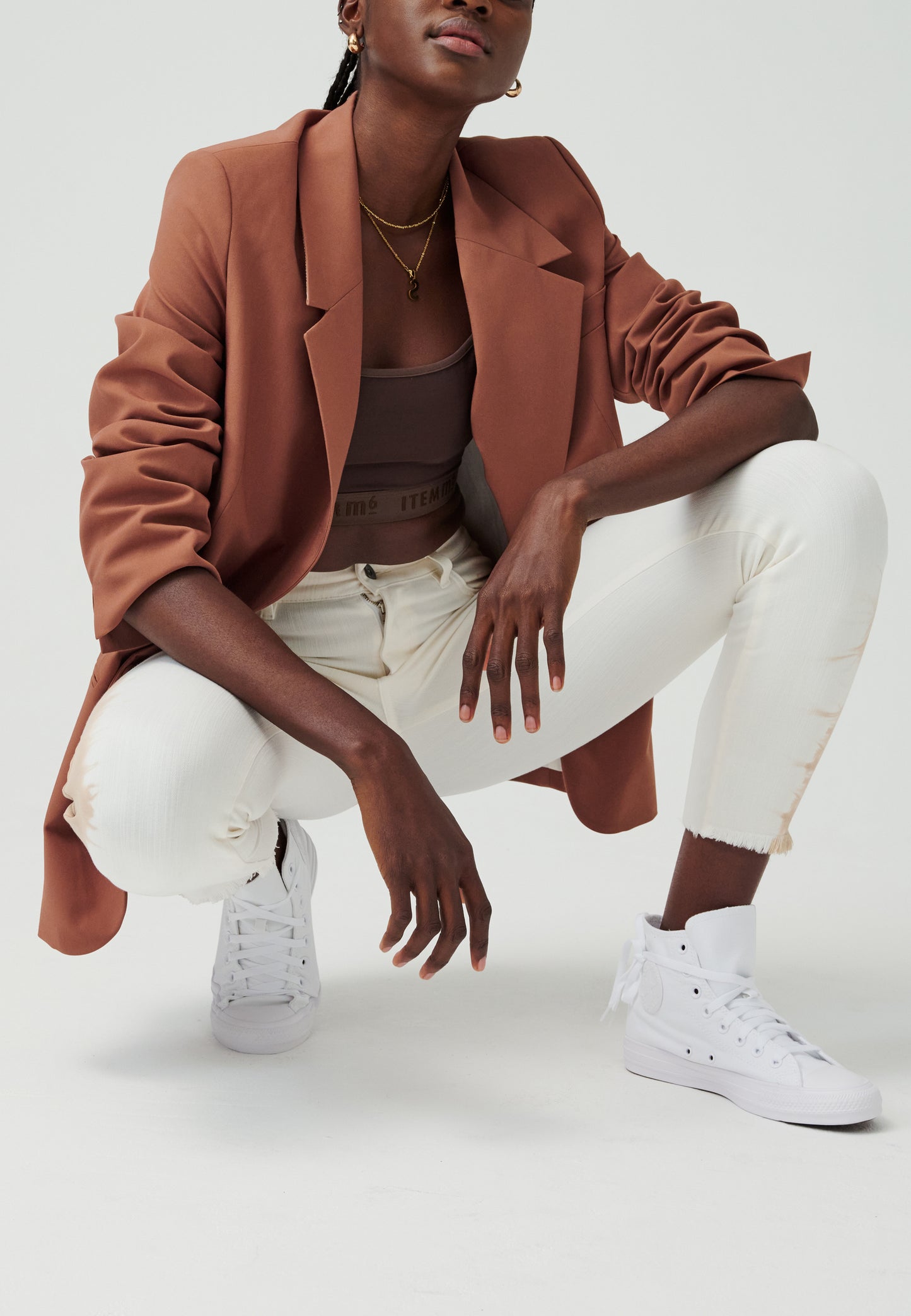 Cropped High Waist Shape Jeans