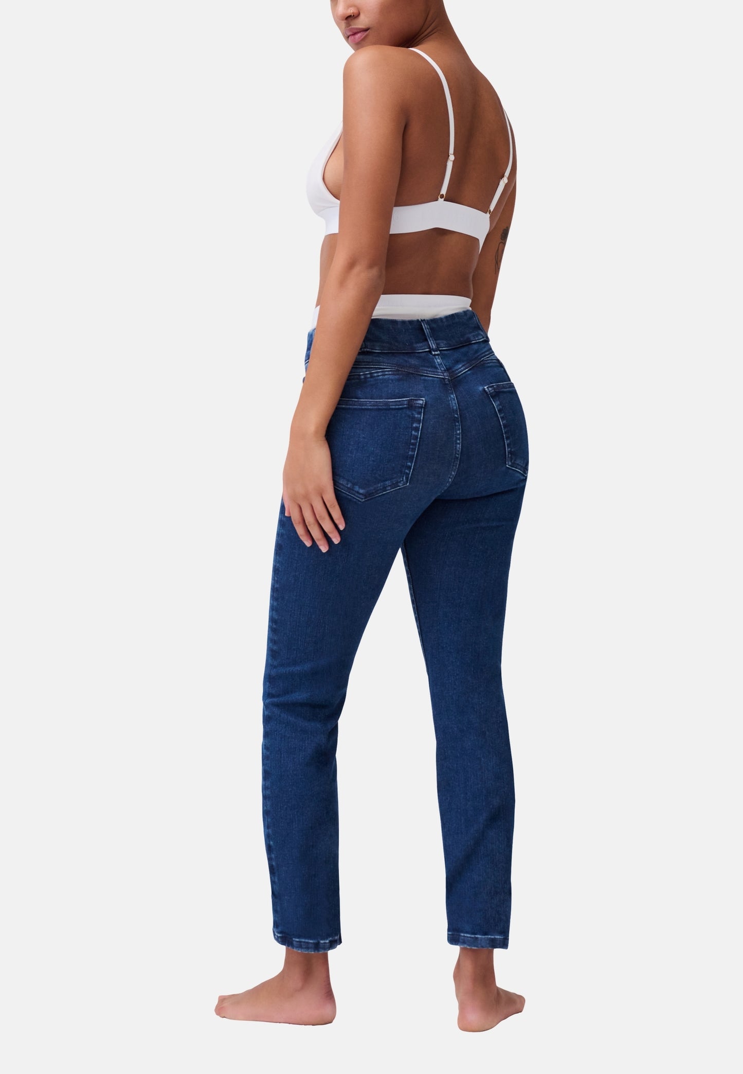 Slim High Rise Denim
