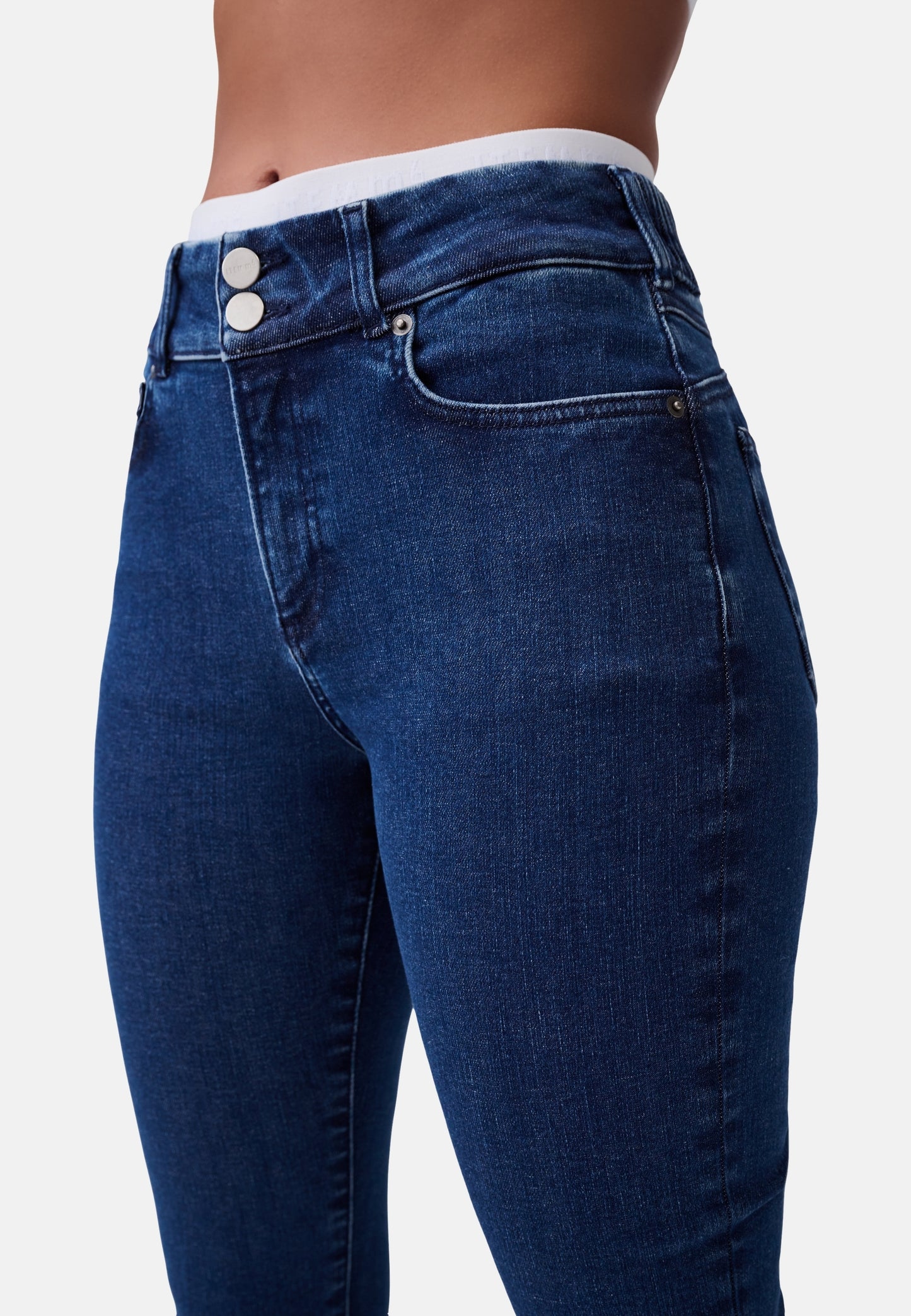 Slim High Rise Denim