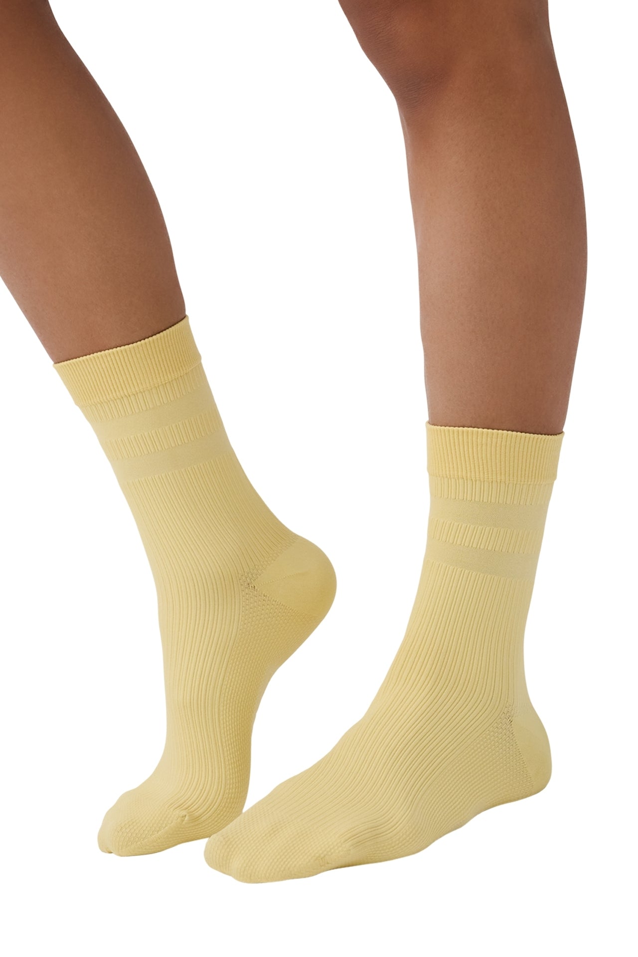 Conscious Compression Crew Ribbed Socks