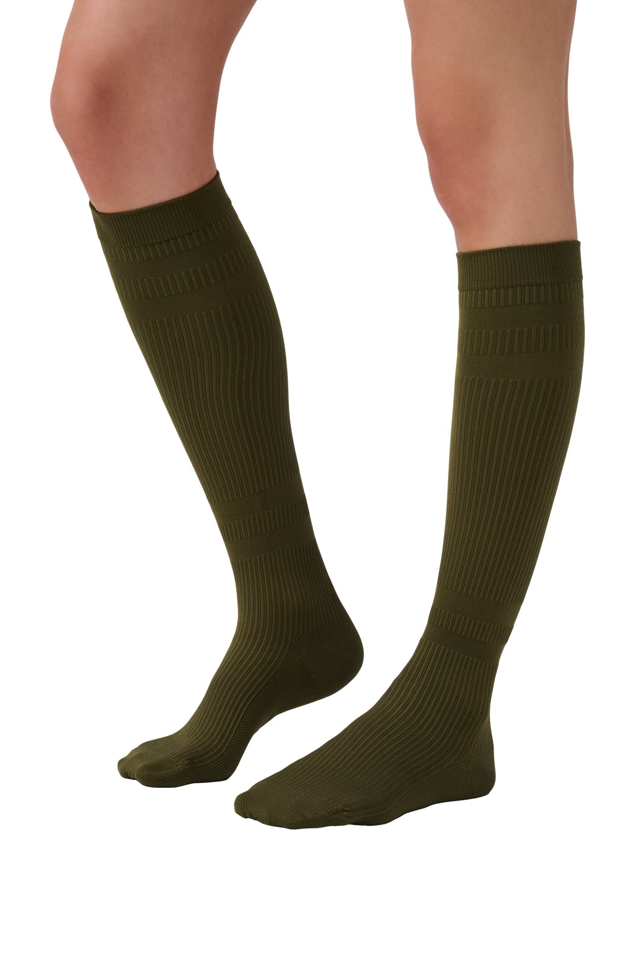 Sneaker cotton conscious ribbed, knee high