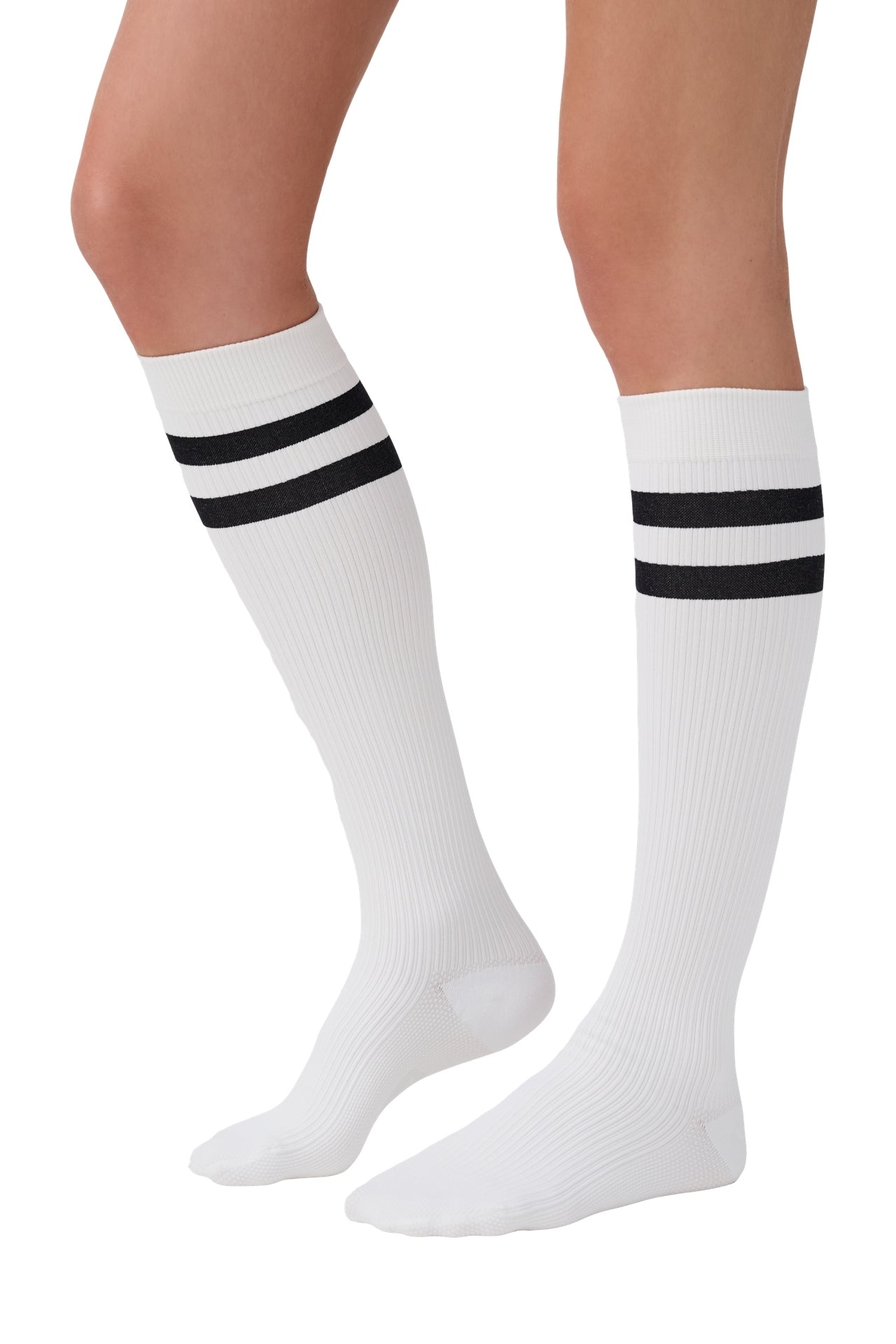 Sneaker cotton conscious ribbed, knee high