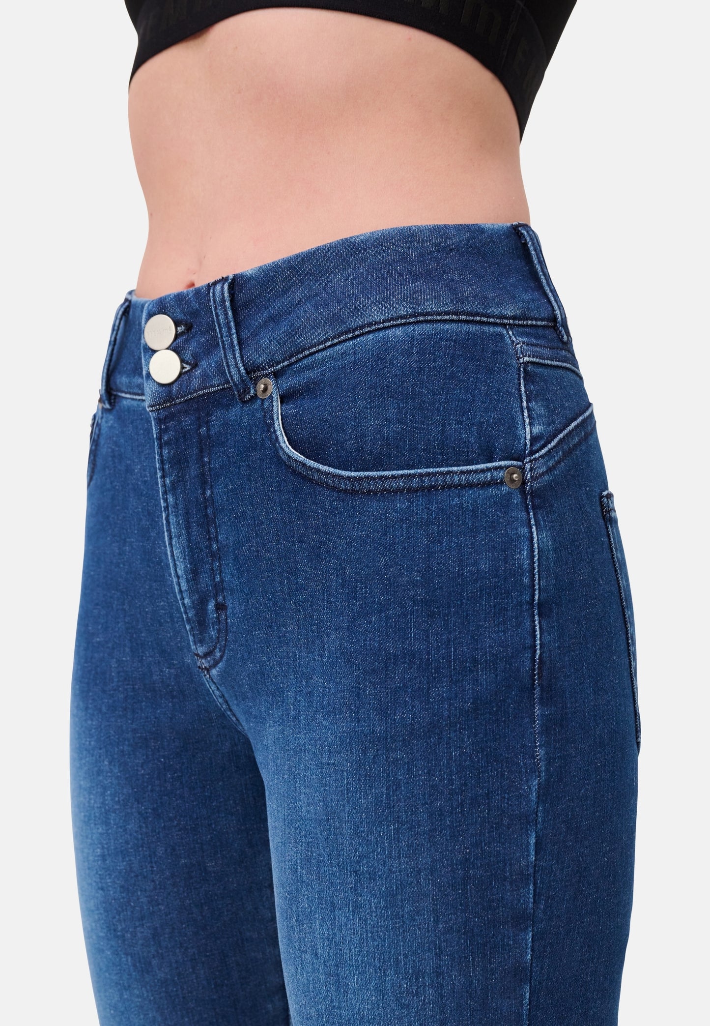 Straight High Rise Denim