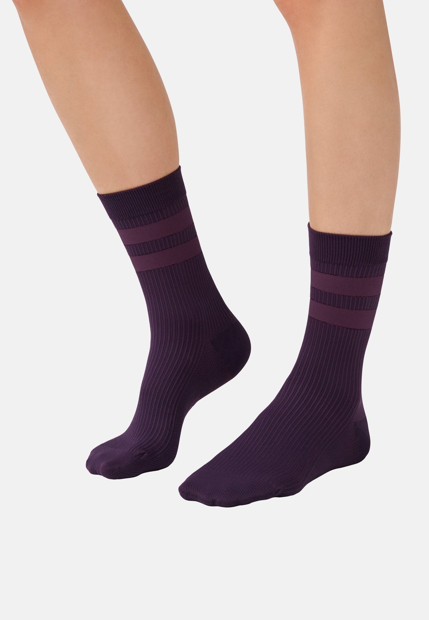 Conscious Compression Crew Ribbed Socks