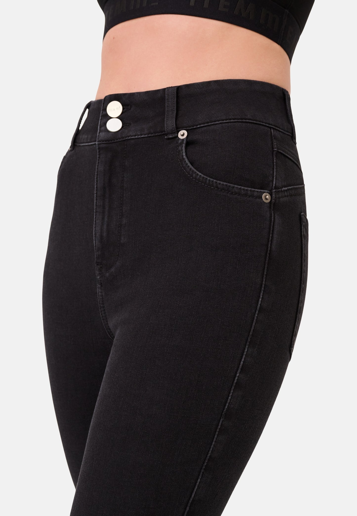 Slim High Rise Denim