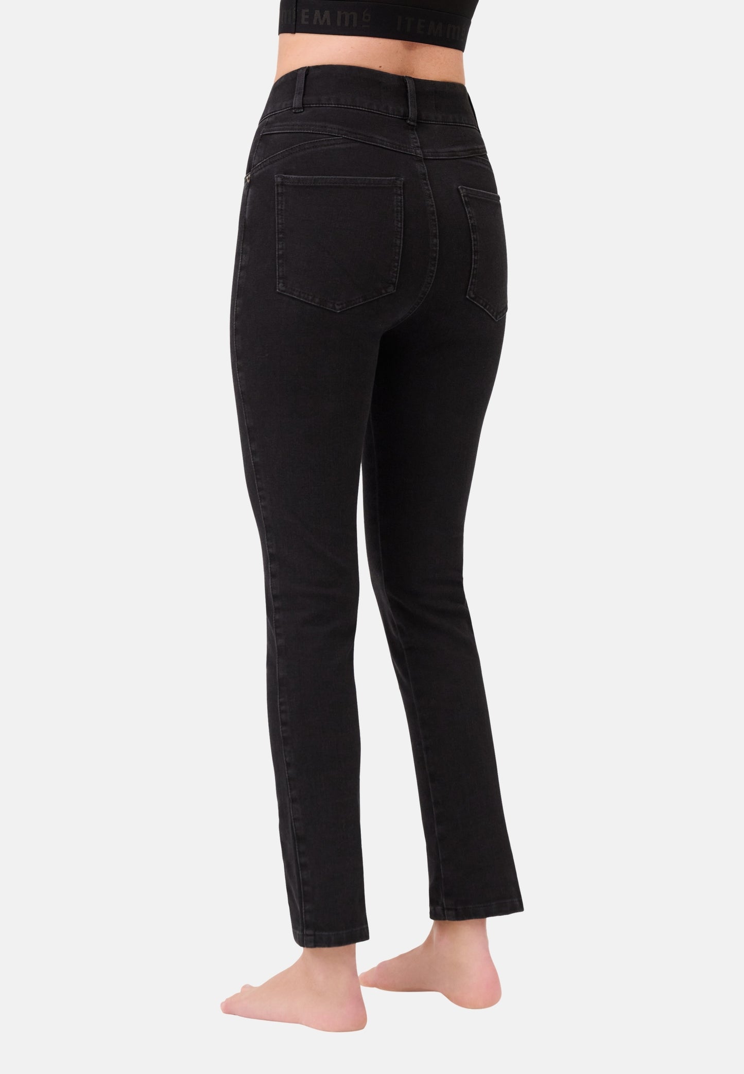 Slim High Rise Denim