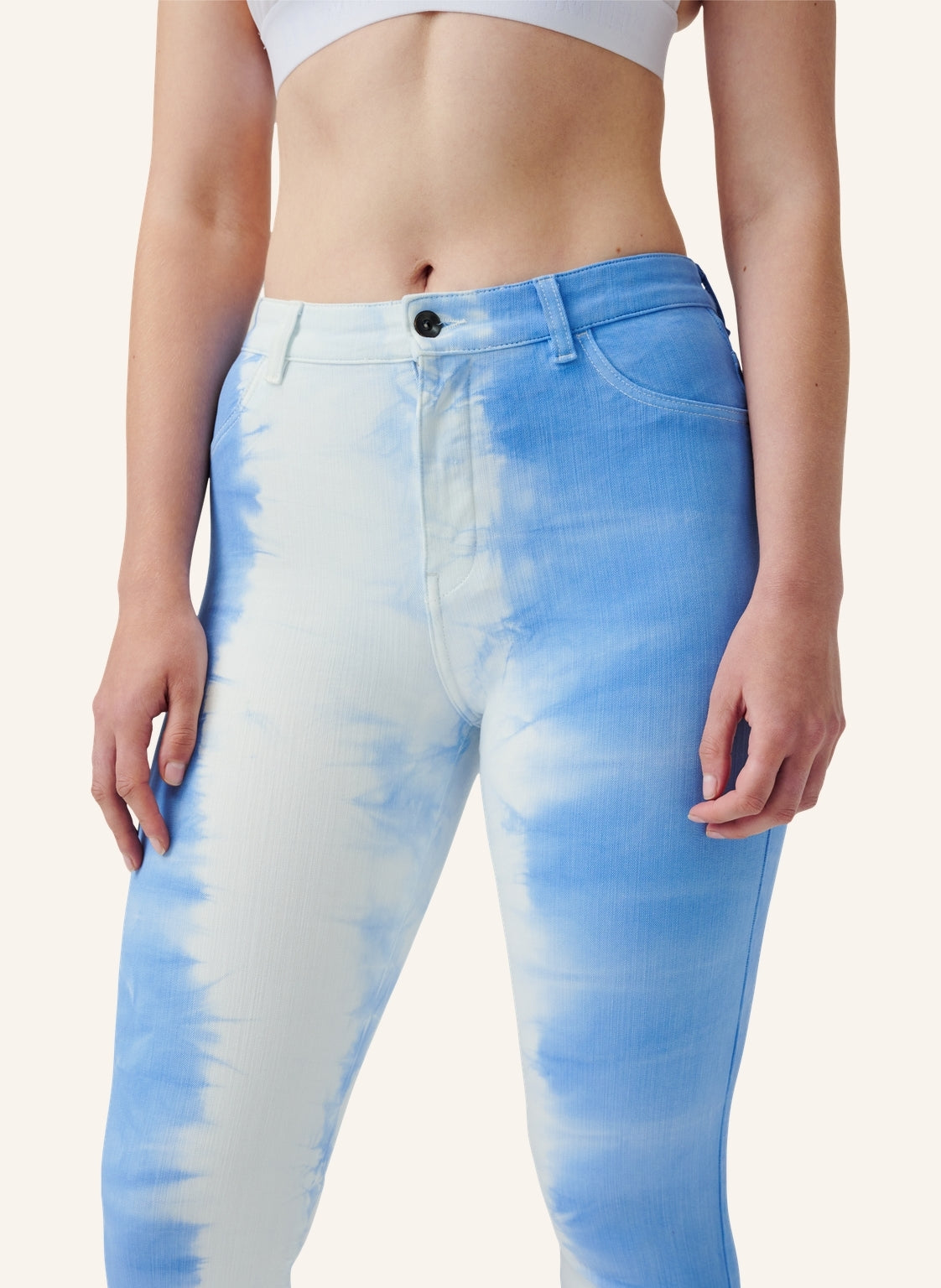 Cropped High Waist Shape Jeans