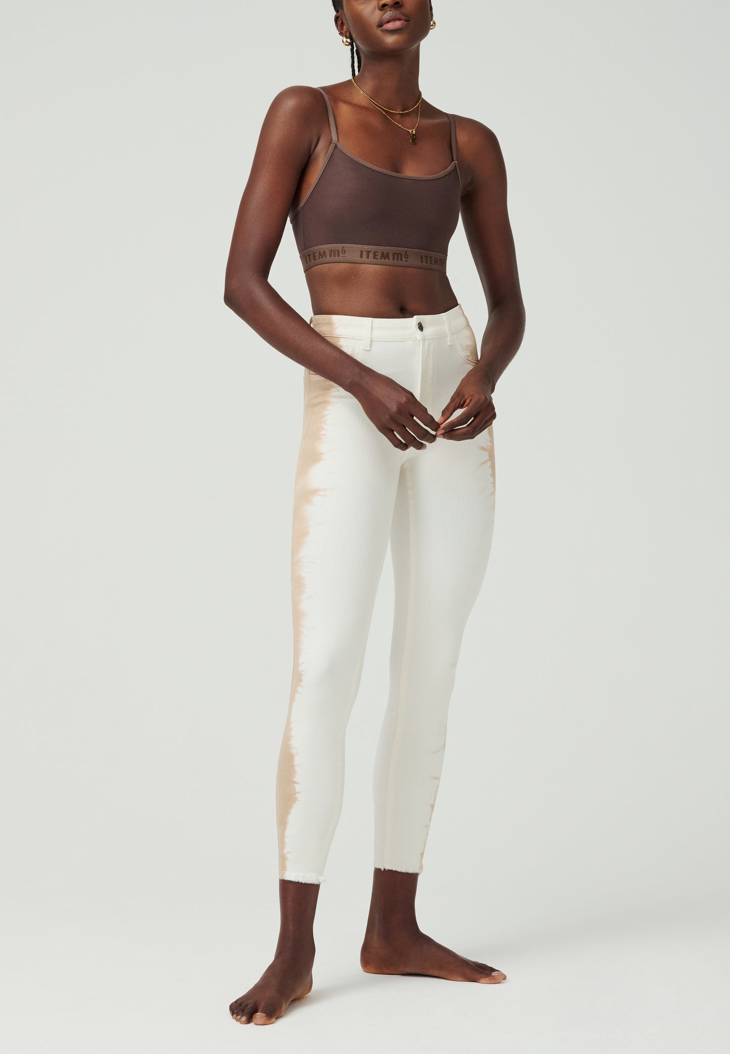 Cropped High Waist Shape Jeans