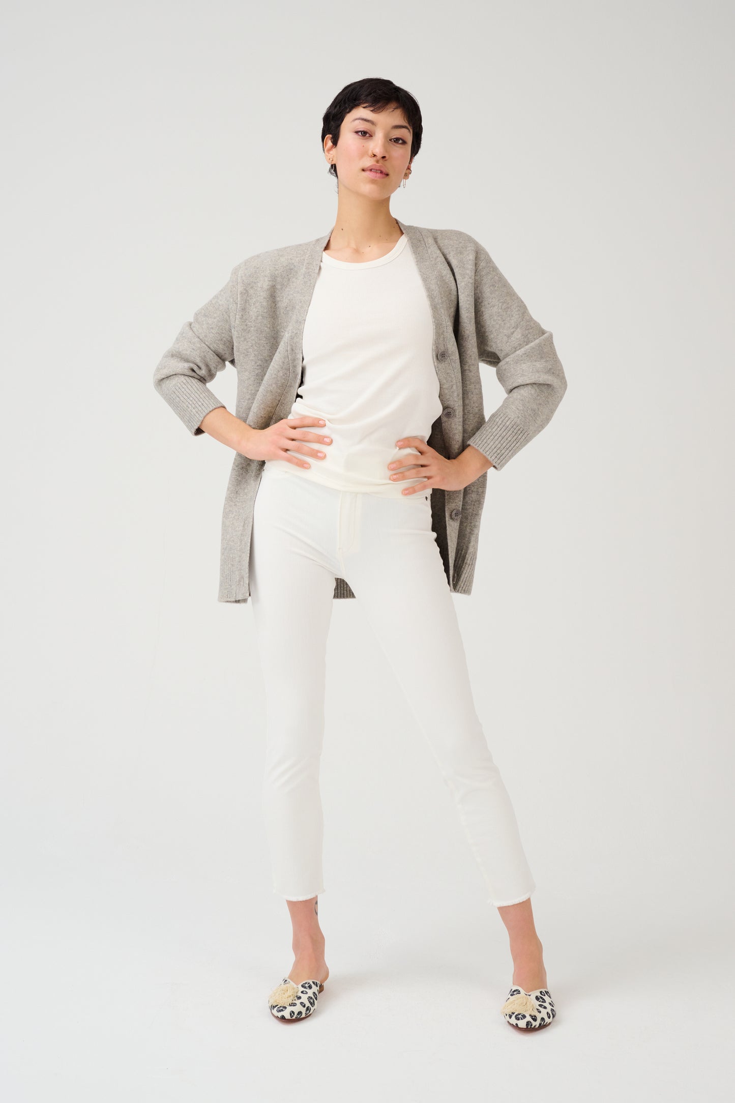 Cropped High Waist Shape Jeans