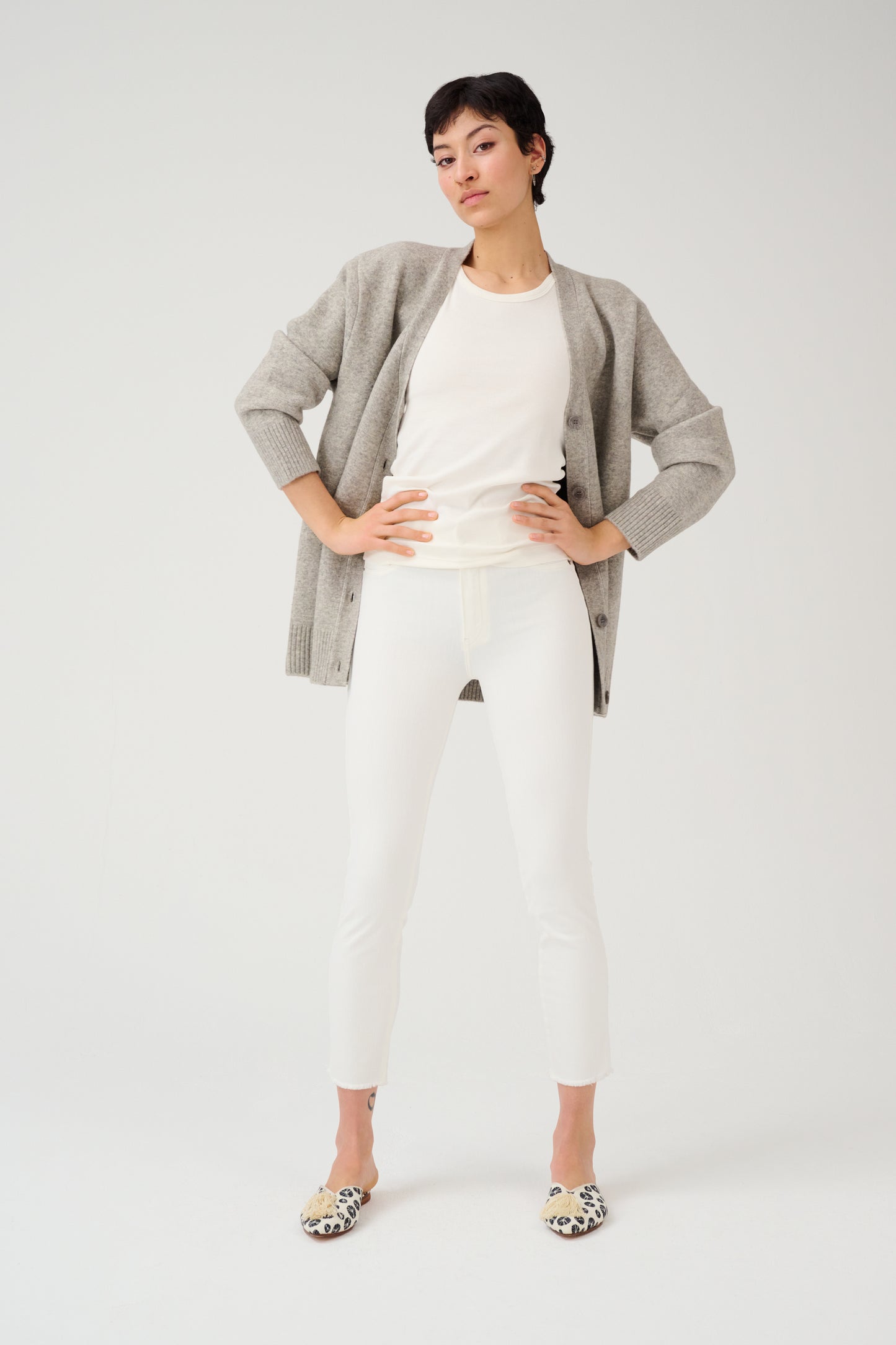 Cropped High Waist Shape Jeans