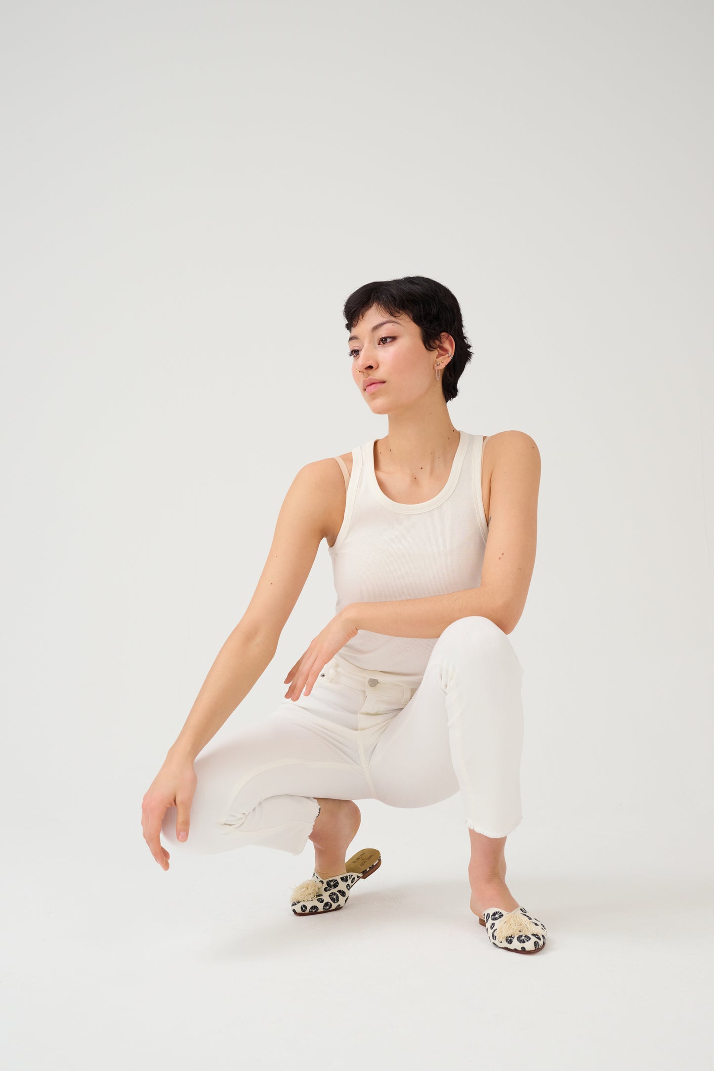 Cropped High Waist Shape Jeans