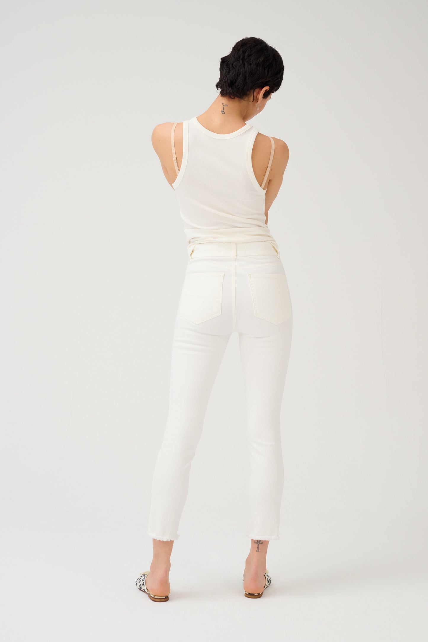Cropped High Waist Shape Jeans