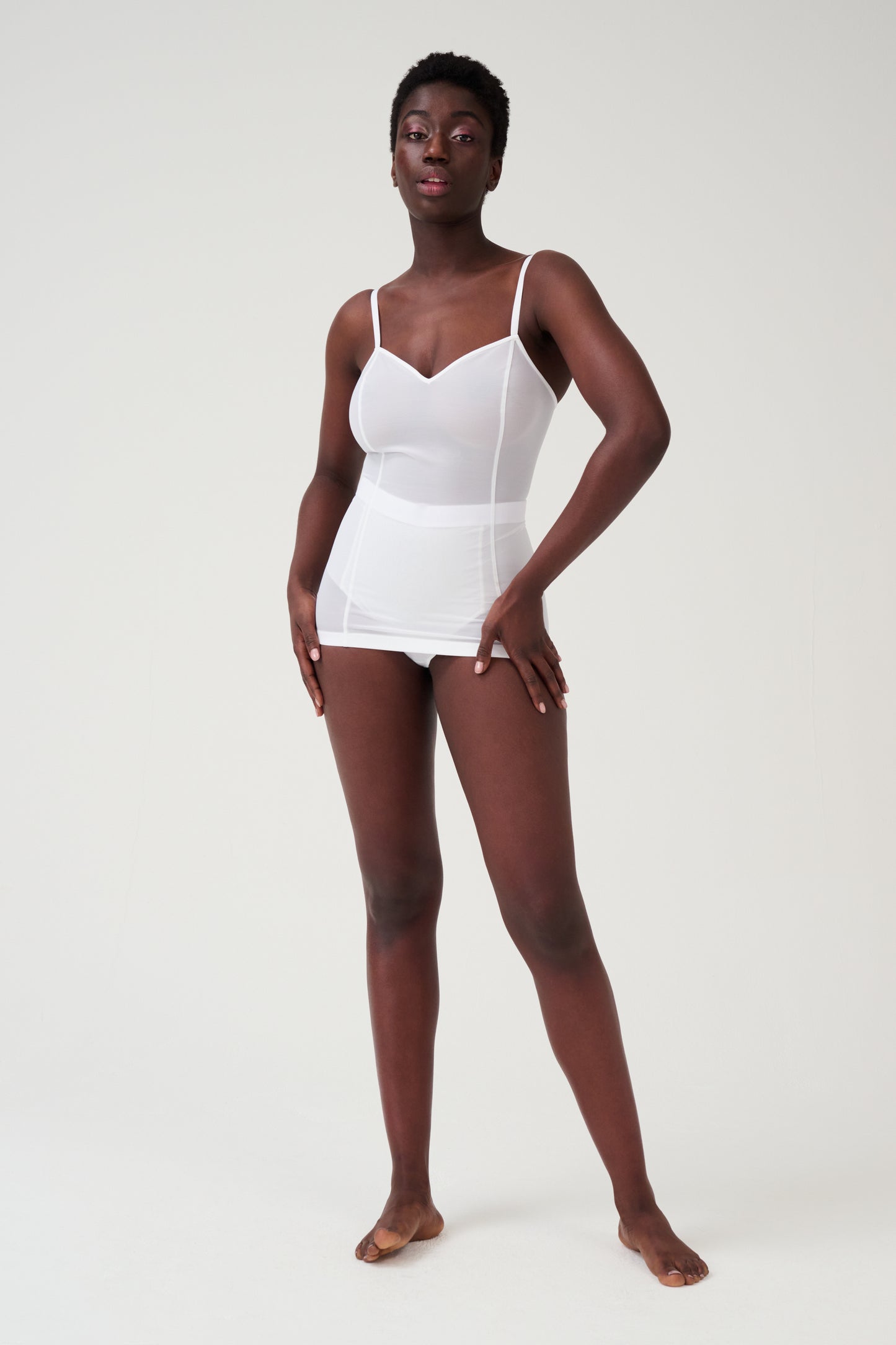 All Mesh Convertible Shape Camisole