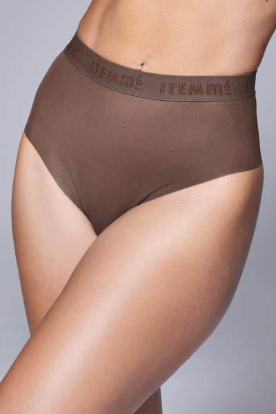 ITEM m6 S‚0-4 / Cacao All Mesh Brazilian Brief