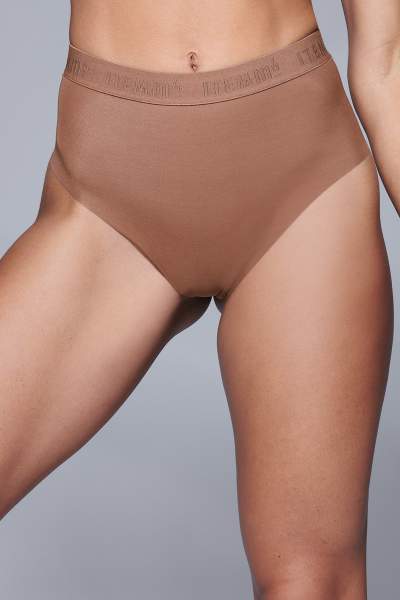 ITEM m6 S‚0-4 / Milk Chocolate All Mesh Brazilian Brief