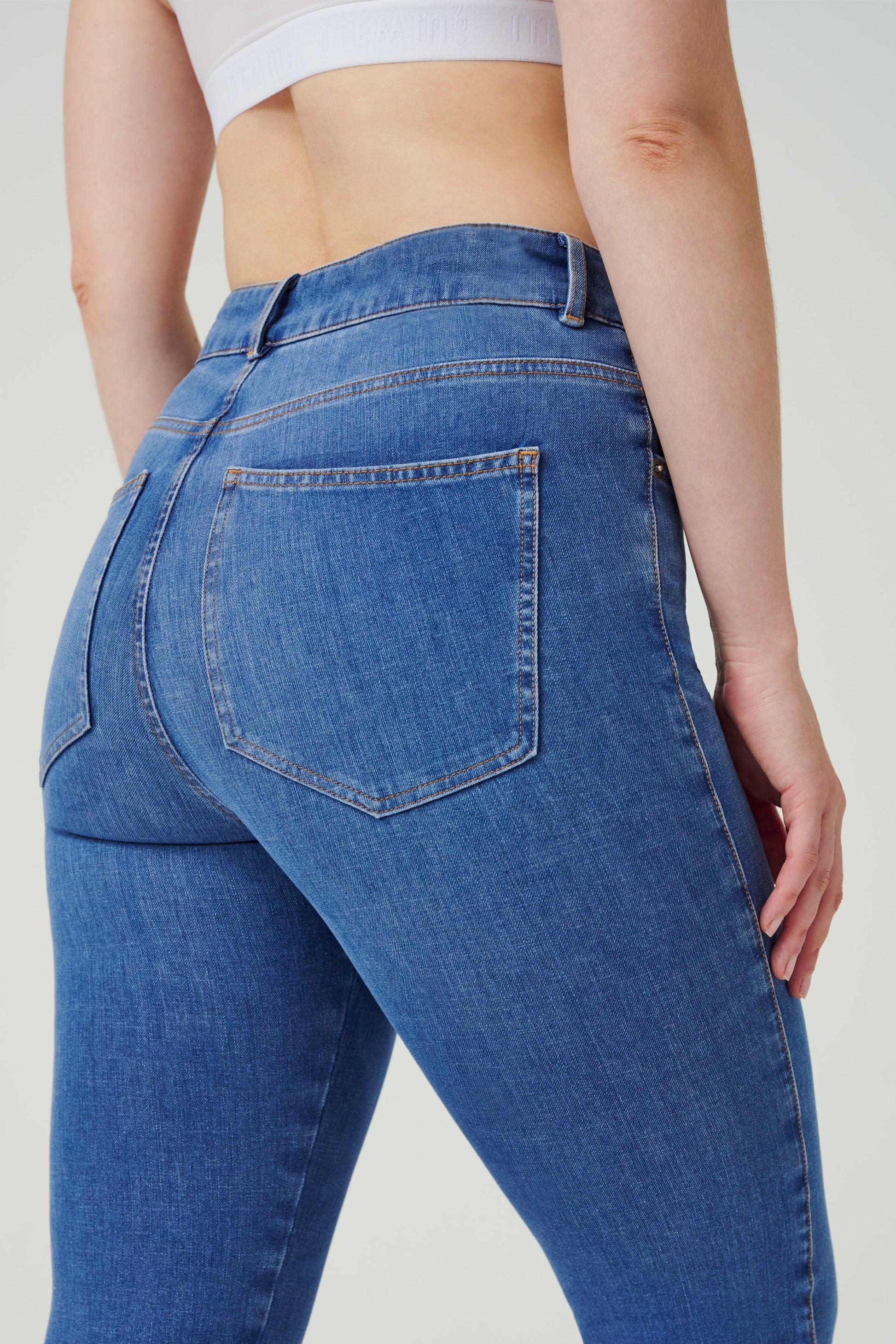 ITEM m6 Cropped High Waist Shape Jeans - Last Chance