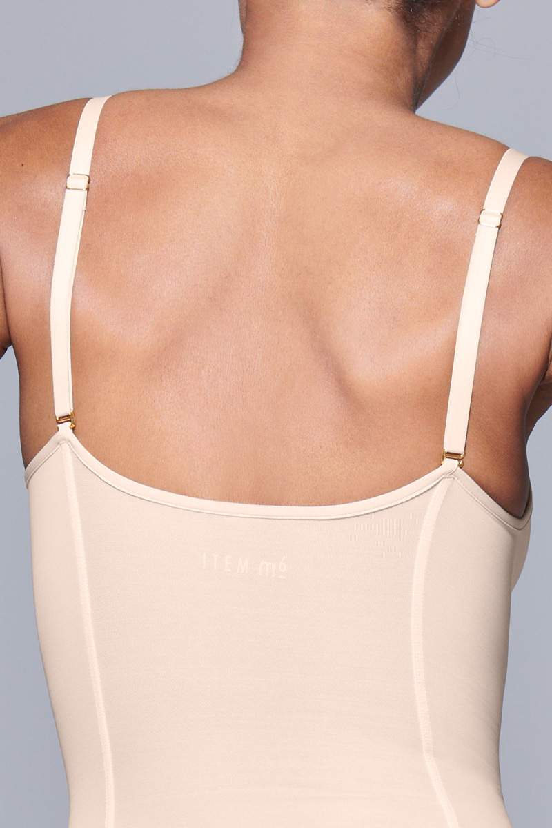 ITEM m6 All Mesh Shape Thong Bodysuit