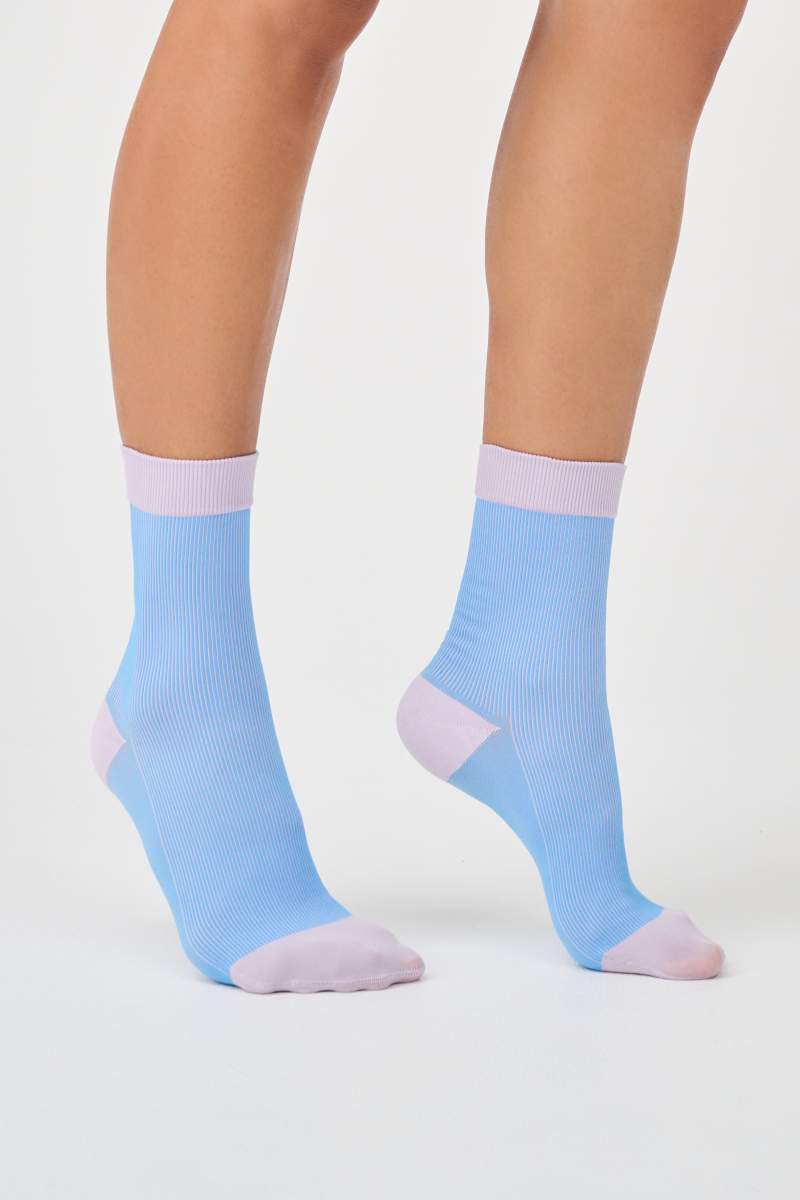 Striped Sneaker Socks